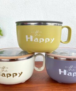 ប្រអប់បាយម៉ូតថ្មី អ៊ីណុកខាងក្នុង ជ័រខាងក្រៅ