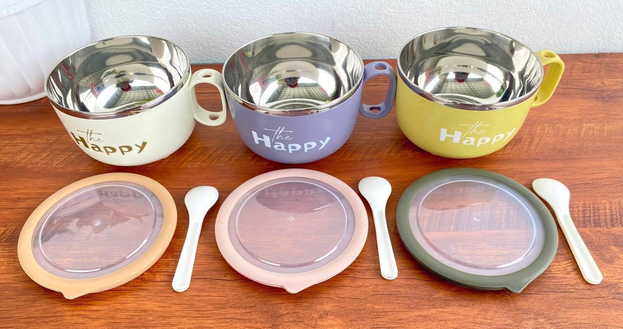 ប្រអប់បាយម៉ូតថ្មី អ៊ីណុកខាងក្នុង ជ័រខាងក្រៅ - Image 3